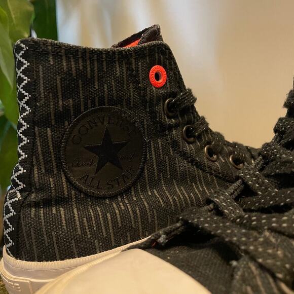 Converse Chuck Taylor All Star II Hi Shield | Reflective Black Lava, Size 5M/7W - Picture 3 of 9